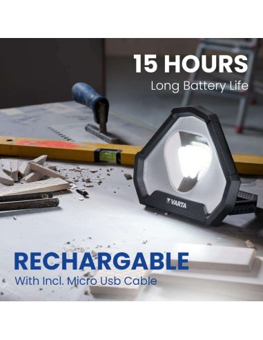 Varta Work Flex Linterna Portátil LED Blanco