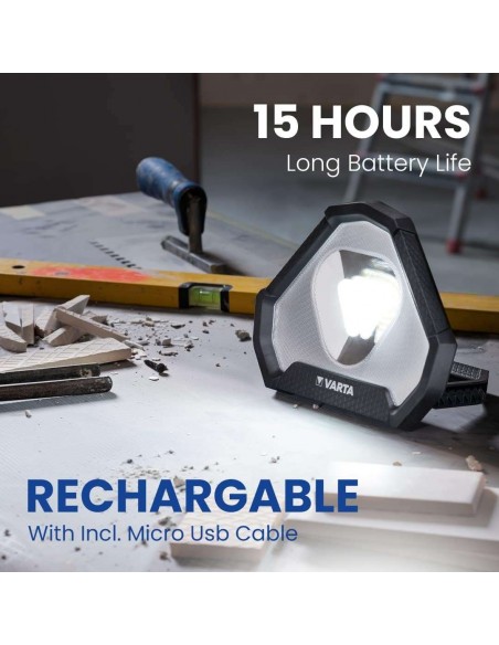 Varta Work Flex Linterna Portátil LED Blanco