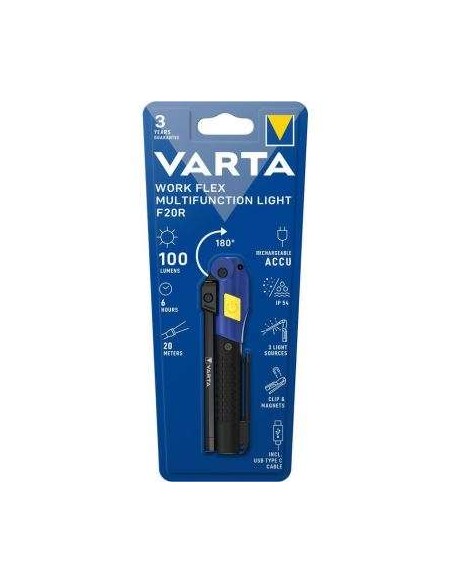 Varta Luz Multifunción Work Flex F20R Recargable