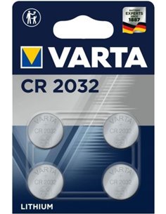Varta Pack 4 Pilas Botón CR2032 3V