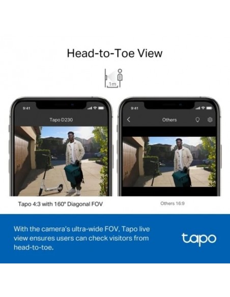 TP-Link TAPO D230S1 Timbre Inteligente con Vídeo y Batería