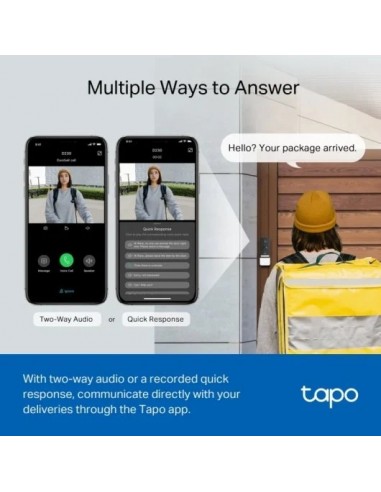 TP-Link TAPO D230S1 Timbre Inteligente con Vídeo y Batería