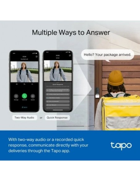 TP-Link TAPO D230S1 Timbre Inteligente con Vídeo y Batería