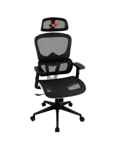 Drift DRAIR200 Mesh Silla Gaming Ergonómica Transpirable y Regulable Negra/Blanca