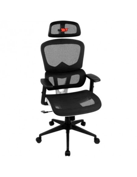 Drift DRAIR200 Mesh Silla Gaming Ergonómica Transpirable y Regulable Negra/Blanca