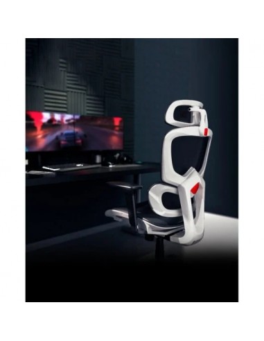 Drift DRAIR200 Mesh Silla Gaming Ergonómica Transpirable y Regulable Negra/Blanca