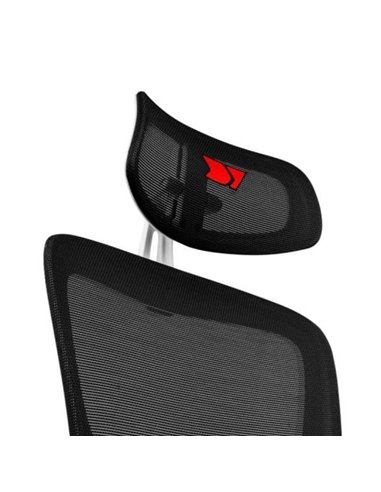 Drift DRAIR200 Mesh Silla Gaming Ergonómica Transpirable y Regulable Negra/Blanca