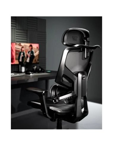 Drift DRAIR400 Mesh & Ergonomic Silla Gaming Resistente y Adaptable Negra