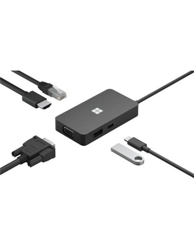 Microsoft Surface Travel Hub USB-A/USB-C/HDMI/VGA/RJ45