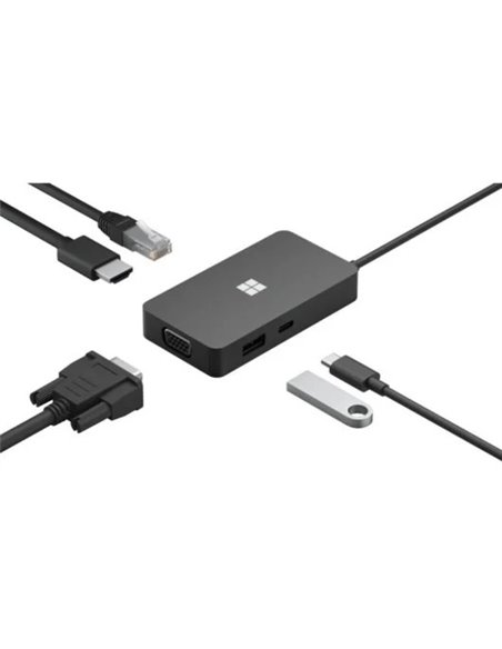 Microsoft Surface Travel Hub USB-A/USB-C/HDMI/VGA/RJ45