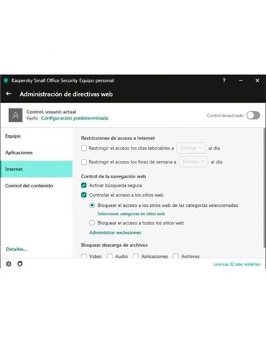 Kaspersky Small Office Security V7 10 Usuarios + 1 Servidor - 1 Año