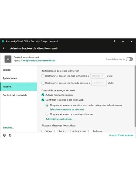 Kaspersky Small Office Security V7 10 Usuarios + 1 Servidor - 1 Año