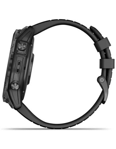 Garmin Epix Pro (Gen 2) Reloj Smartwatch 51mm Gris con Correa de Silicona Negra