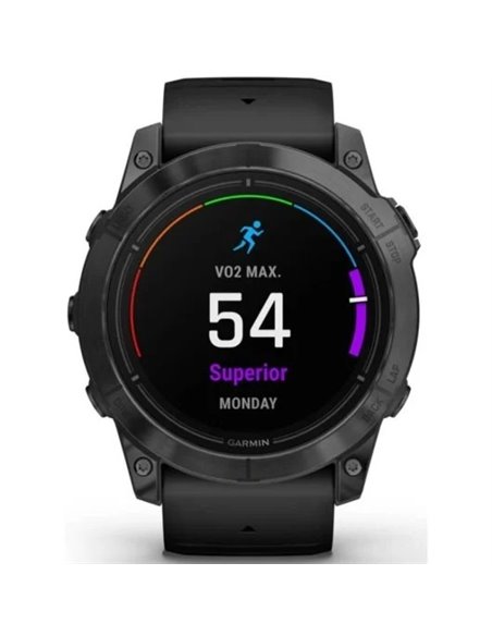 Garmin Epix Pro (Gen 2) Reloj Smartwatch 51mm Gris con Correa de Silicona Negra