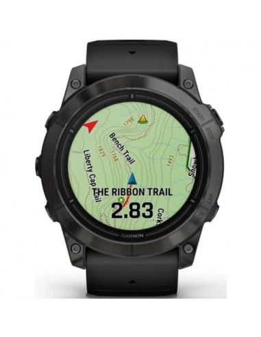 Garmin Epix Pro (Gen 2) Reloj Smartwatch 51mm Gris con Correa de Silicona Negra