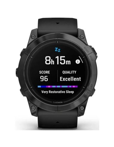 Garmin Epix Pro (Gen 2) Reloj Smartwatch 51mm Gris con Correa de Silicona Negra