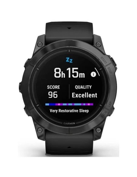 Garmin Epix Pro (Gen 2) Reloj Smartwatch 51mm Gris con Correa de Silicona Negra