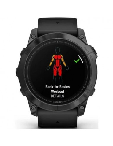 Garmin Epix Pro (Gen 2) Reloj Smartwatch 51mm Gris con Correa de Silicona Negra
