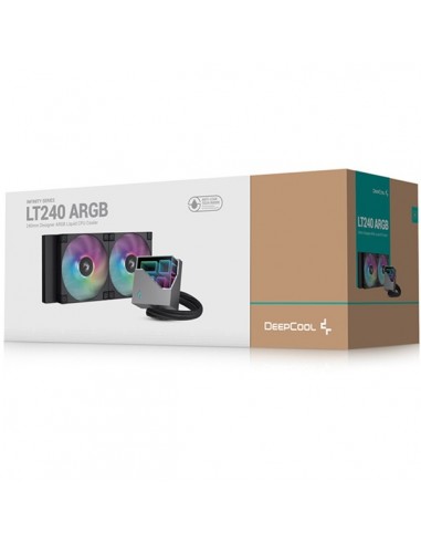 DeepCool LT240 ARGB Refrigeración Líquida 240mm Negra
