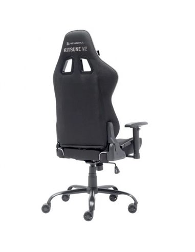 Newskill Kitsune V2 Silla Gaming acabada en Tela Negro Espacial/Gris