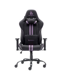 Newskill Kitsune V2 Silla Gaming acabada en Tela Negro Espacial/Morado