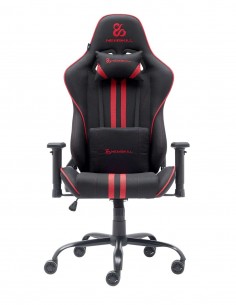 Newskill Kitsune V2 Silla Gaming acabada en Tela Negro Espacial/Rojo