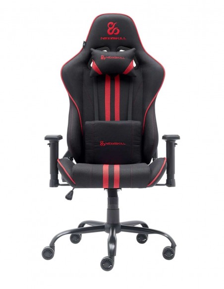 Newskill Kitsune V2 Silla Gaming acabada en Tela Negro Espacial/Rojo