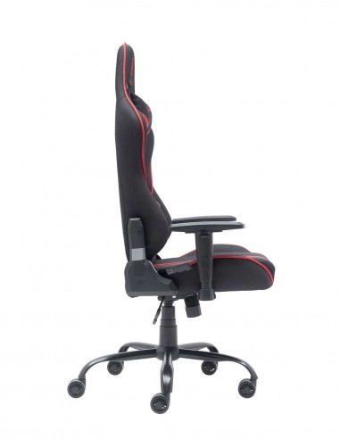 Newskill Kitsune V2 Silla Gaming acabada en Tela Negro Espacial/Rojo