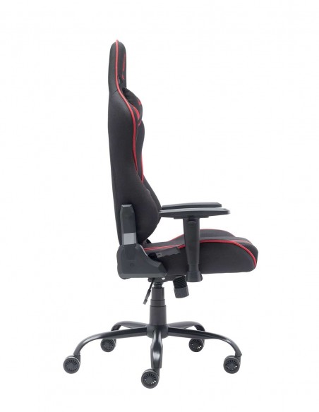 Newskill Kitsune V2 Silla Gaming acabada en Tela Negro Espacial/Rojo