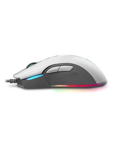Newskill Eos Ivory Ratón Gaming Professional RGB 16000DPI Blanco