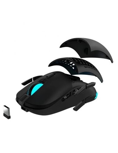 Newskill Arakne Elite Ratón Gaming Inalámbrico RGB 16000DPI Negro