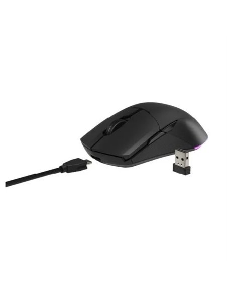Newskill Chiron PRO Ratón Gaming Inalámbrico RGB 16000DPI Negro