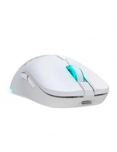 Newskill Arakne Elite Ivory Ratón Inalámbrico RGB 16000 DPI Blanco