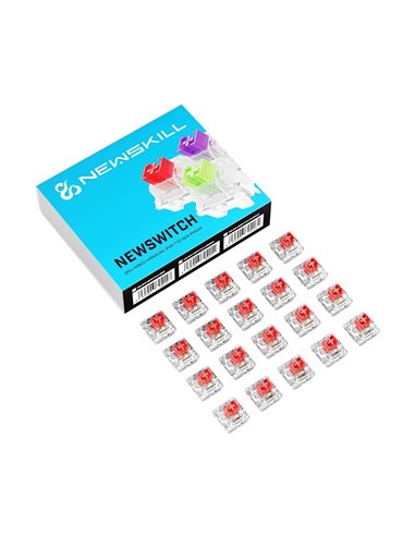 Newskill Newsitch Set 20 Switch de Teclado Mecánico Rojo