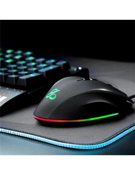 Newskill Habrok Ratón Gaming RGB 16000DPI Negro