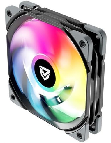 Nfortec KOIT 120mm A-RGB PWM Ventilador Negro