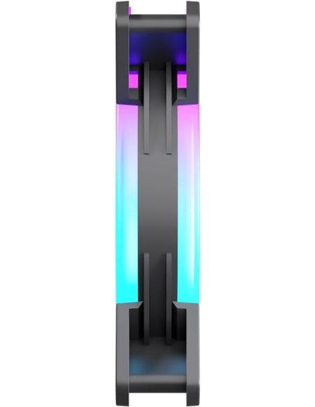 Nfortec DRACO X 140mm A-RGB Ventilador Negro