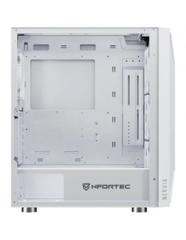 Nfortec Nervia White ARGB Caja Cristal Templado USB 3.0 Blanca