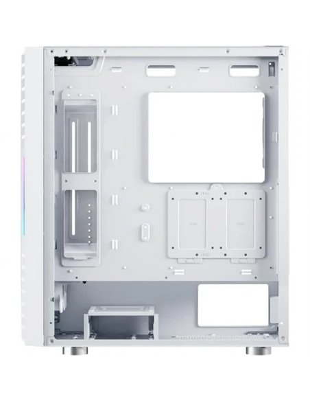 Nfortec Nervia White ARGB Caja Cristal Templado USB 3.0 Blanca