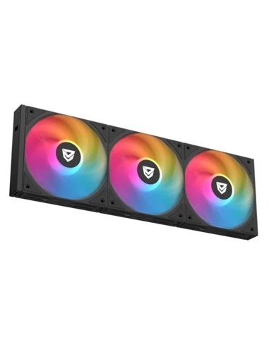 Nfortec Stellar Modular A-RGB Ventilador Suplementario Negro