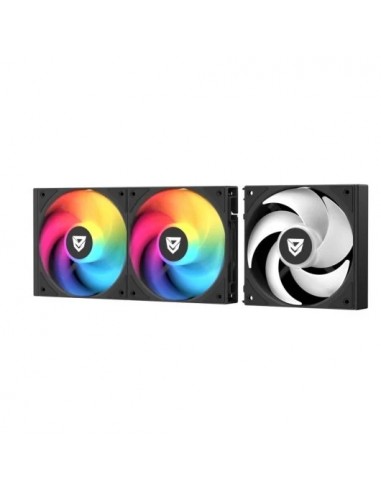 Nfortec Stellar Modular A-RGB Ventilador Suplementario Negro