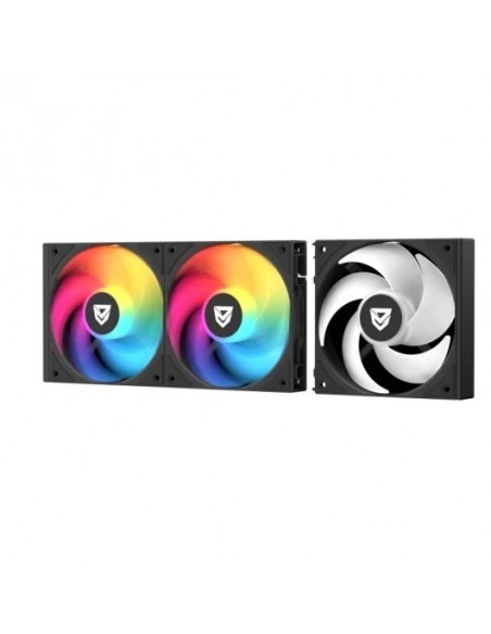 Nfortec Stellar Modular A-RGB Ventilador Suplementario Negro