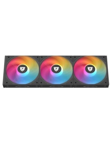 Nfortec Stellar Modular A-RGB Ventilador Suplementario Negro