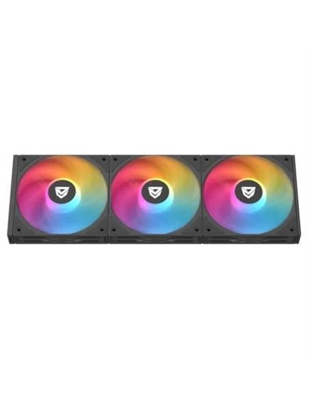 Nfortec Stellar Modular A-RGB Ventilador Suplementario Negro