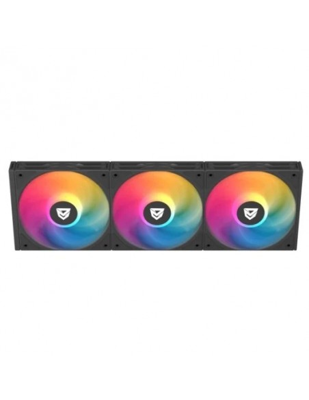 Nfortec Stellar Modular A-RGB Ventilador Suplementario Negro