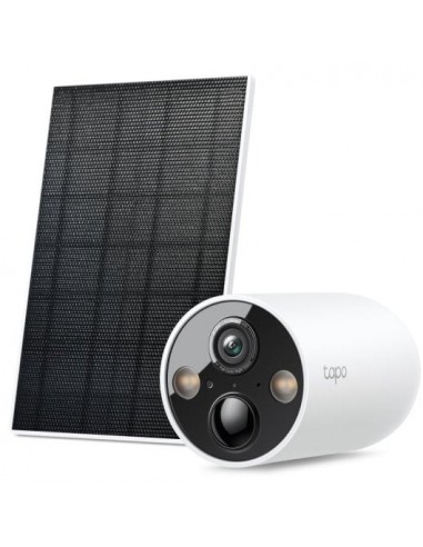 TP-Link Tapo C425 Kit Cámara de Vigilancia Exterior 2K QHD Wi-Fi con Batería y Panel Solar Blanca