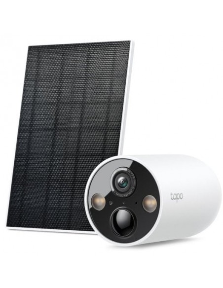TP-Link Tapo C425 Kit Cámara de Vigilancia Exterior 2K QHD Wi-Fi con Batería y Panel Solar Blanca