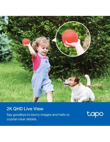 TP-Link Tapo C425 Kit Cámara de Vigilancia Exterior 2K QHD Wi-Fi con Batería y Panel Solar Blanca