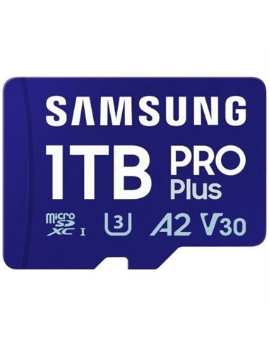 Samsung PRO Plus 2024 1TB, microSD XC Clase 10 180MBs