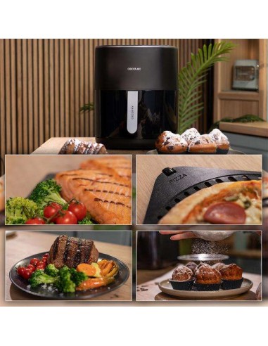 Cecotec Cecofry&Grill Duoheat 6500 Air Fryer Freidora de Aire con Doble Resistencia 2500W 6.5L